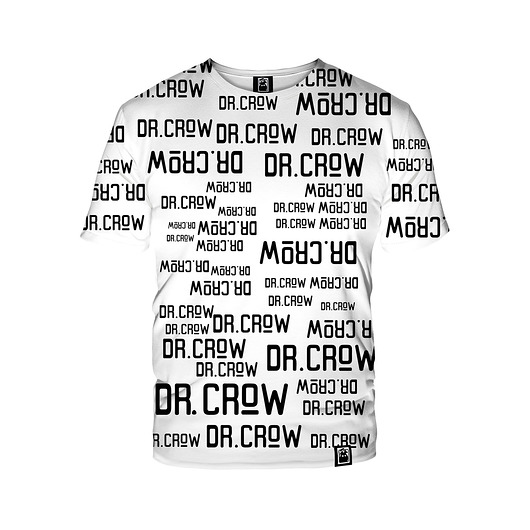 t-shirt damskie Damski T-shirt DR.CROW napisy