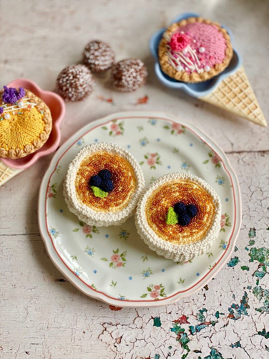 zabawki - inne Szydełkowe Krem Brulee