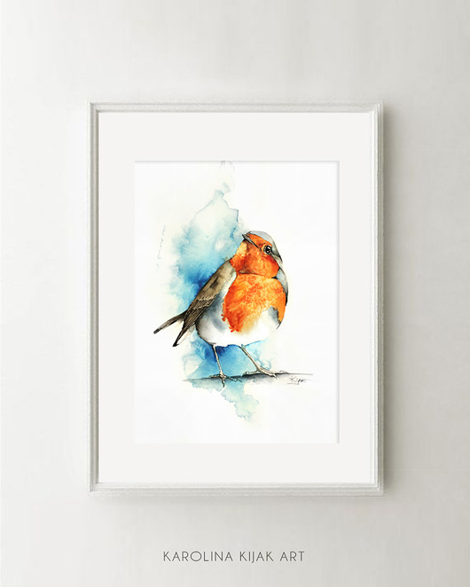 Rudzik - plakat, reprodukcja 20x30cm Karolina Kijak
