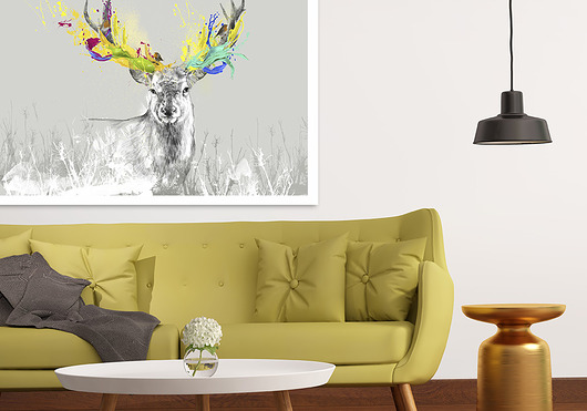 OBRAZ NA PŁÓTNIE - 120x80cm - EKSPLOZJA BARW NOWdeco