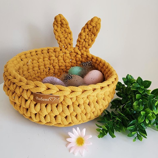 koszyki wielkanocne Koszyczki wielkanocne z uszami " The Ester Bunny"