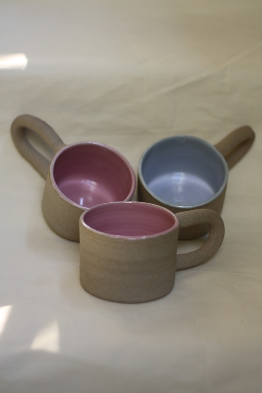kubki i filiżanki Pastelowy kubek ceramiczny. Ceramika ręcznie robiona