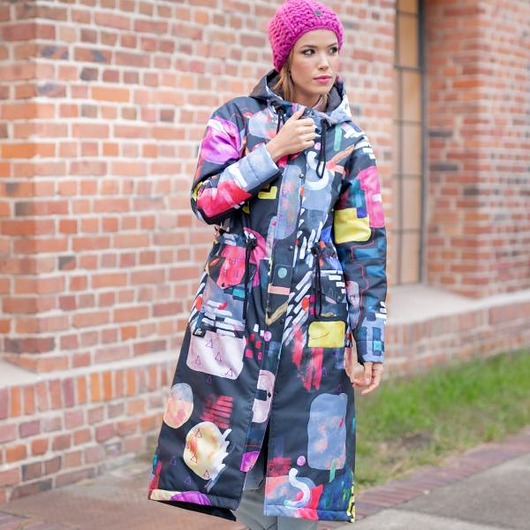 płaszcze damskie Płaszcz zimowy long - Colours