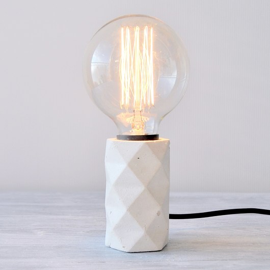 Lampka B-Geo White Betonove