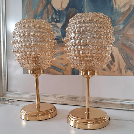 lampy stołowe Dwie lampy "Clara" Nr 016