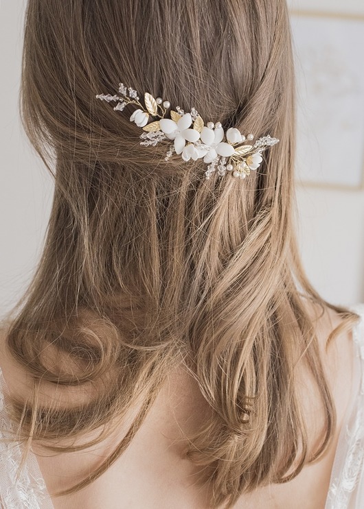 Grzebyk z kwiatkami Noessa  Anelis Atelier
