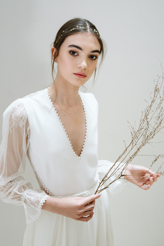 Ślubne ozdoby do włosów Opaska z kryształkami Swarovski