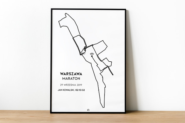 Plakat Maraton Warszawa(Maraton Warszawski) Moje Metro