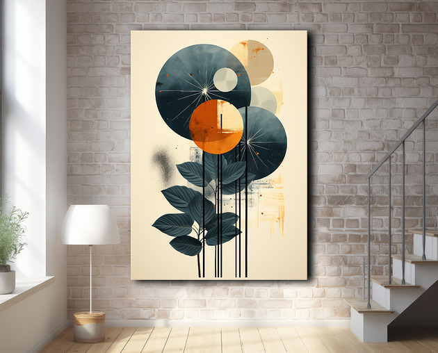 plakaty Tropikalne liście - Plakat - Loft, Minimalizm #74