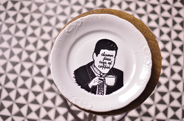 dodatki - różne Dale Cooper / talerz dekoracyjny