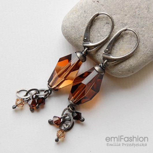 Kryształy w brązach MAREMI Jewelry
