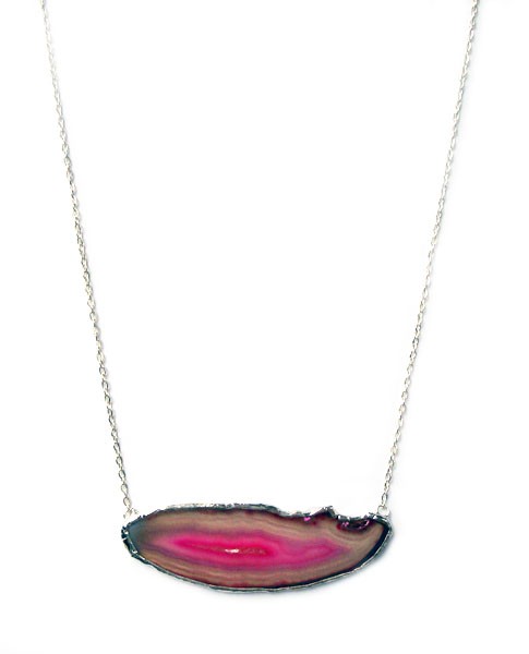 Pink Agate / Necklace Monika Roth