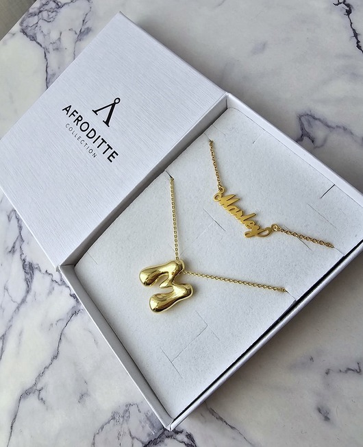złote naszyjniki Łańcuszek z personalizowanym napisem Goldie Personalized