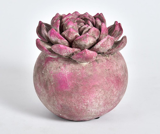 Dekoracja, figurka ozdobna Rose Kwiat, 14 cm Home Design
