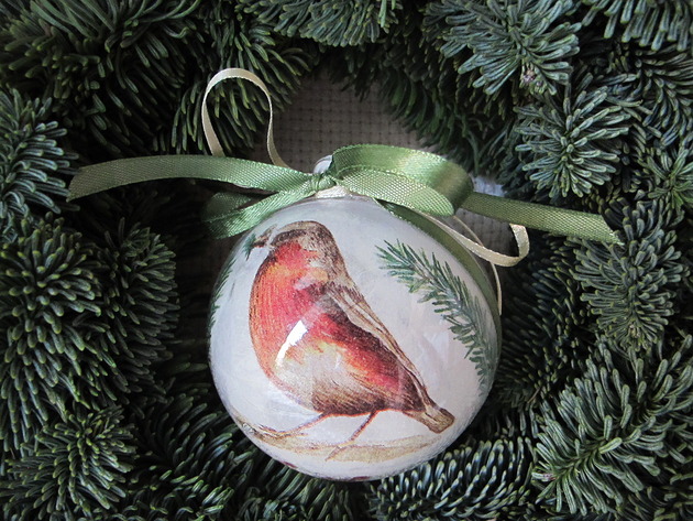 bombki Bombka Rudzik  duża