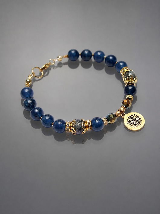 bransoletki z kamieni naturalnych Jadeit /denim/27.11.24 - bransoletka  - Szlachetna kolekcja