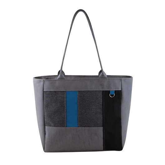 CITY bag - szary i turkus incat