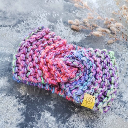 opaski do włosów MAXCOLOR opaska twist "cukierek"