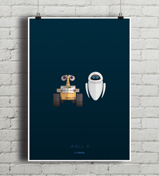 WALL-E - plakat A2 minimalmill