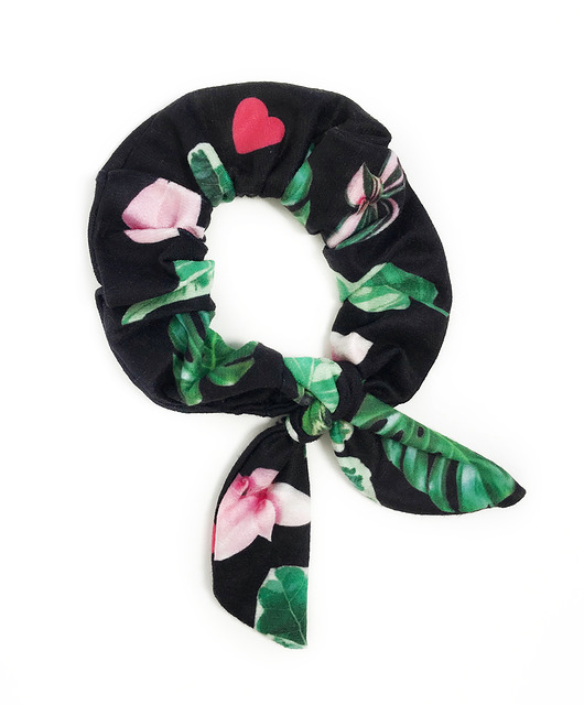Frotka Scrunchie CHERRISH monstera cherrish