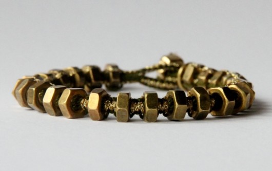 military gold Hbrancelets