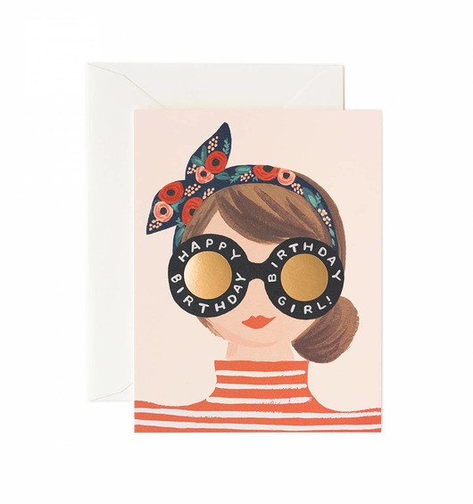 Kartka urodzinowa 'BIRTHDAY GIRL' Funfetti Party Shop
