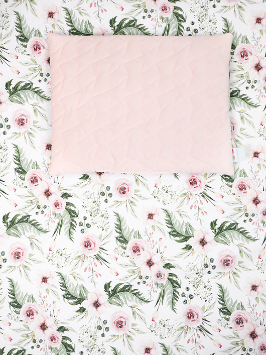 Zestaw VELVET COTTON kwiaty/jasny róż Magda Rzeźniczak