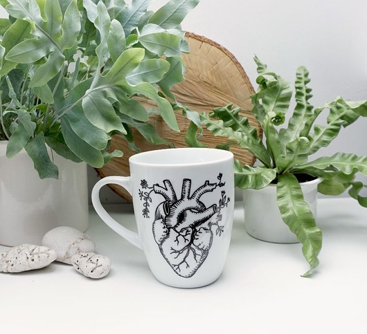 Kubek Heart Regina Land Atelier
