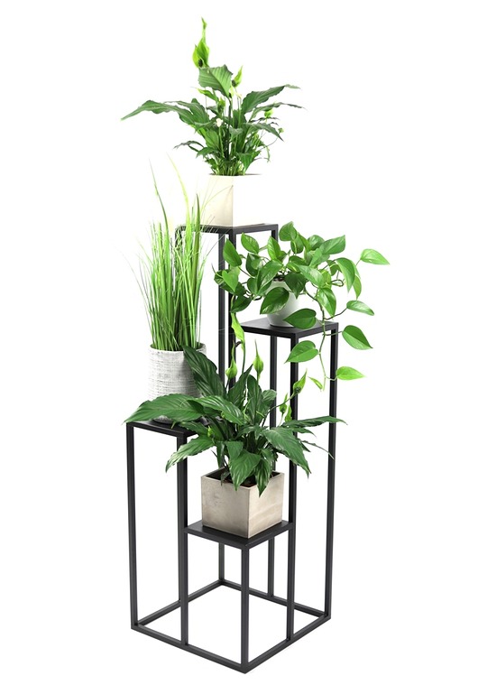 kwietniki Kwietnik METALLO czarny 112cm