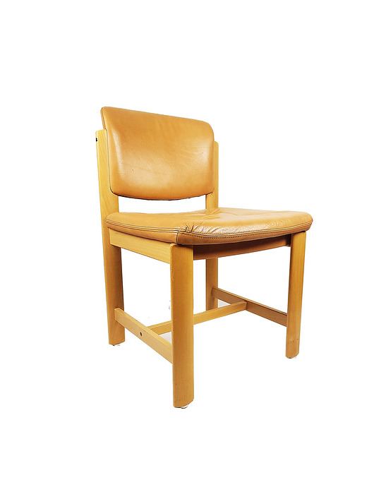 krzesła Krzesło duńskie Ulferis lata 70.