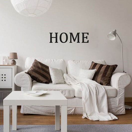 Napis 3D HOME osobne litery DekoSign Dekosign