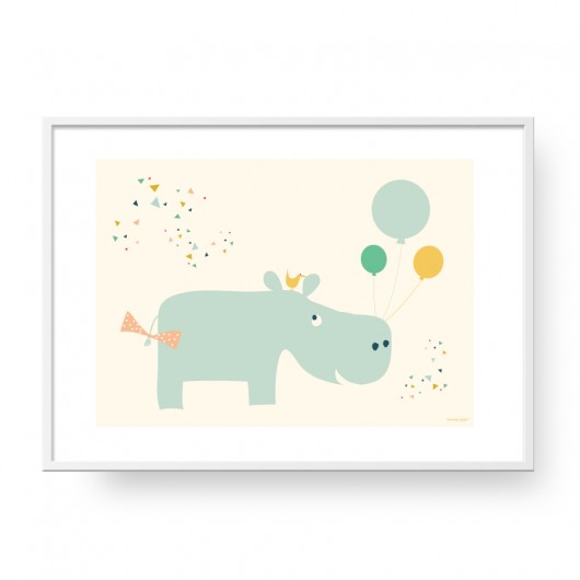 Plakat Animals Hipopotam Wiewiórka i Spółka