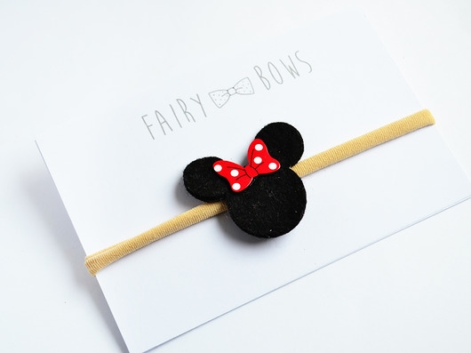 FairyBows opaska Myszka Minnie FairyBows