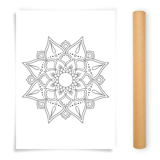 plakaty Plakat do Kolorowania Mandala 50x70cm