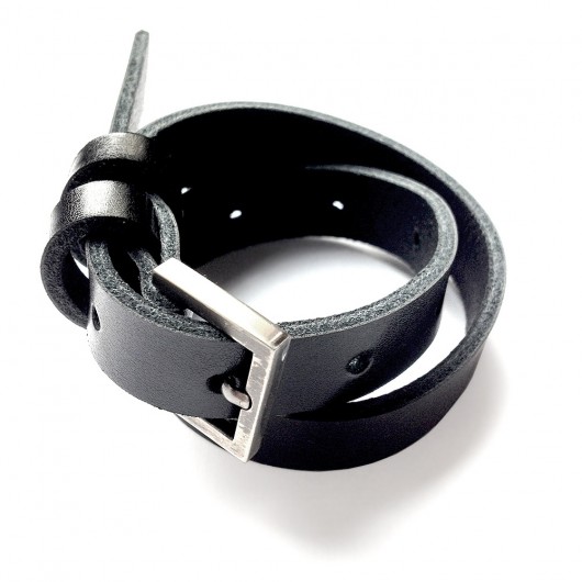 Bransoletka Skórzana Black Tilt CADOaccessories
