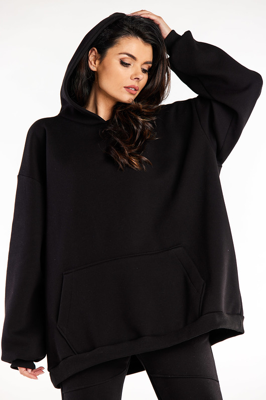 bluza z kapturem damska Bluza C323