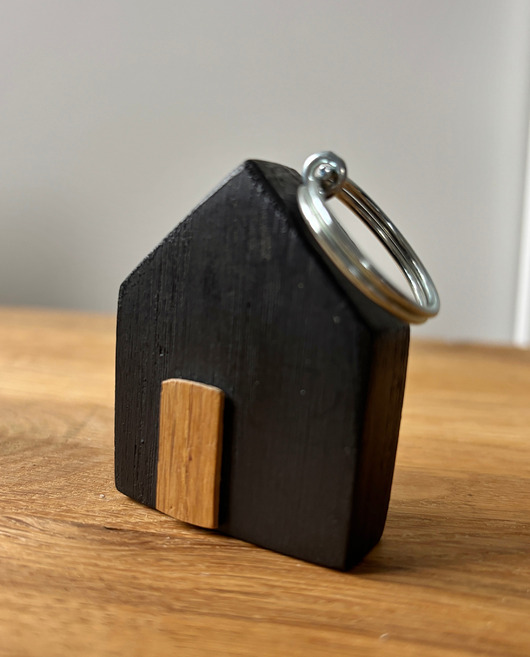 breloki Domek, brelok dębowy