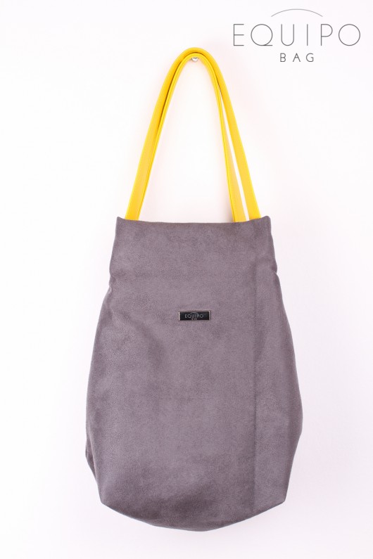 Shoper Bag Grey & Yellow MINI equipo