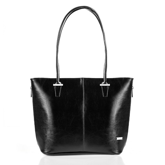 torby na ramię TORBA DAMSKĄ NA RAMIĘ SHOPPER BAG PAOLO PERUZZI Z-49-BL
