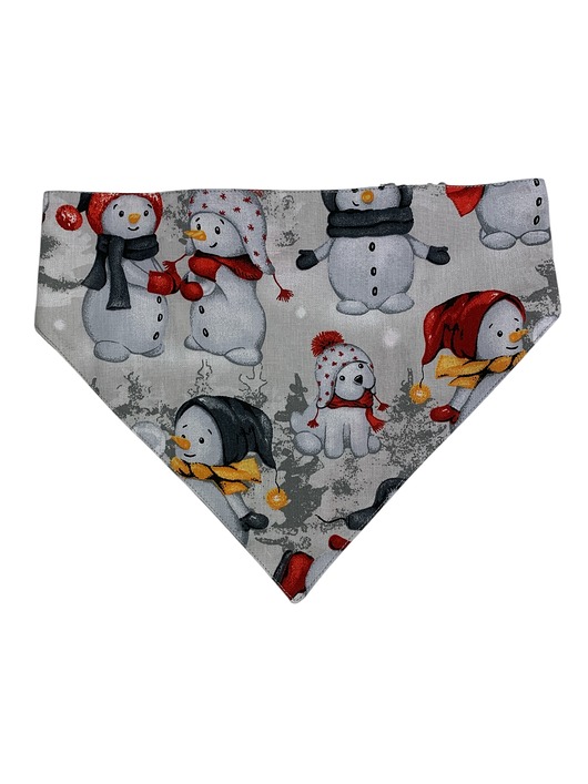 ubranka dla zwierząt Bandana dla psa na gumce  świąteczna rozmiar XL (60-68cm)