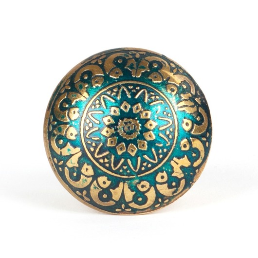 Gałka do mebli Orient Green Regałka