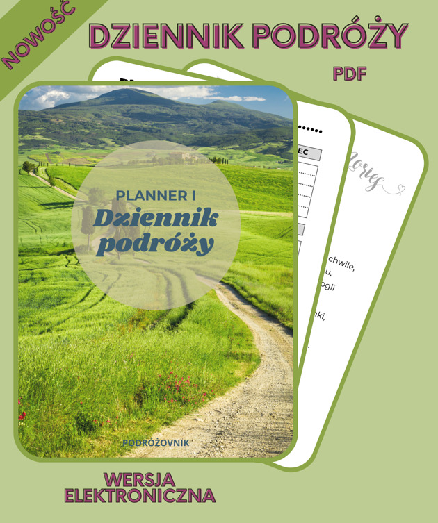 kalendarze i plannery Planner i Dziennik Podróży - wersja elektroniczna PDF