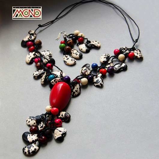 Ziarna kolumbijskiej fasoli i tagua (005) Galeria Macondo