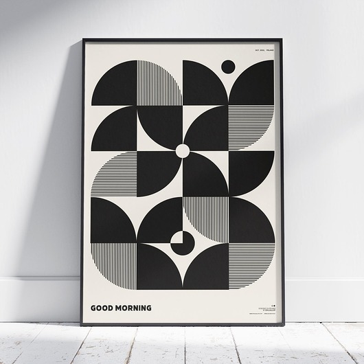 plakaty Plakat abstrakcyjny, abstrakcja, geometria - Dzień Dobry!