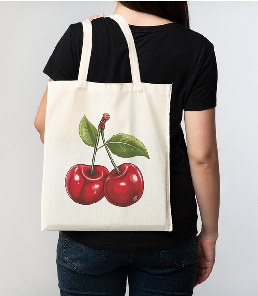 torby na zakupy Torba bawełniana "SWEET CHERRY"
