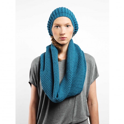 Dzianinowy Zestaw Czapka Komin SKY CADOaccessories