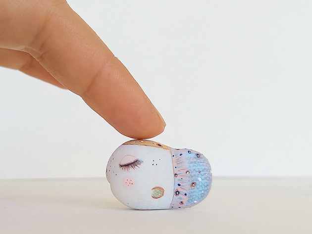 figurki i rzeźby Miniaturowa figurka rybki
