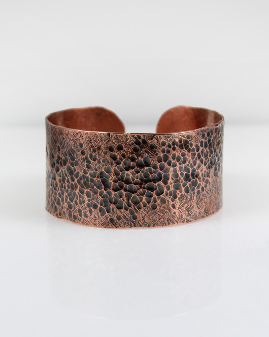 bransoletki - inne Rzeka - miedziana bransoletka - ooak