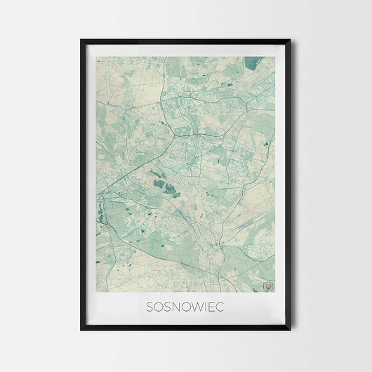plakaty Plakat Sosnowiec - CityArtPosters