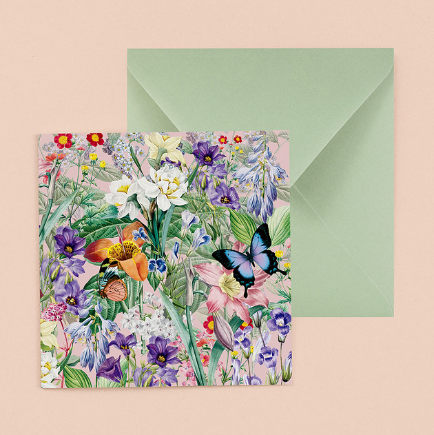 kartki okolicznościowe - wydruki Kartka okolicznościowa - Tajemniczy Ogród